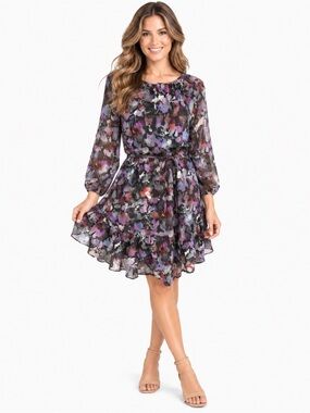 Bella Dahl Ruffle Hem Floral Dress – Size Small